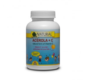 Vitamín C + Acerola pre deti - 90 cmúľacích tabliet